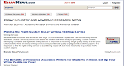 Desktop Screenshot of essaynews.com